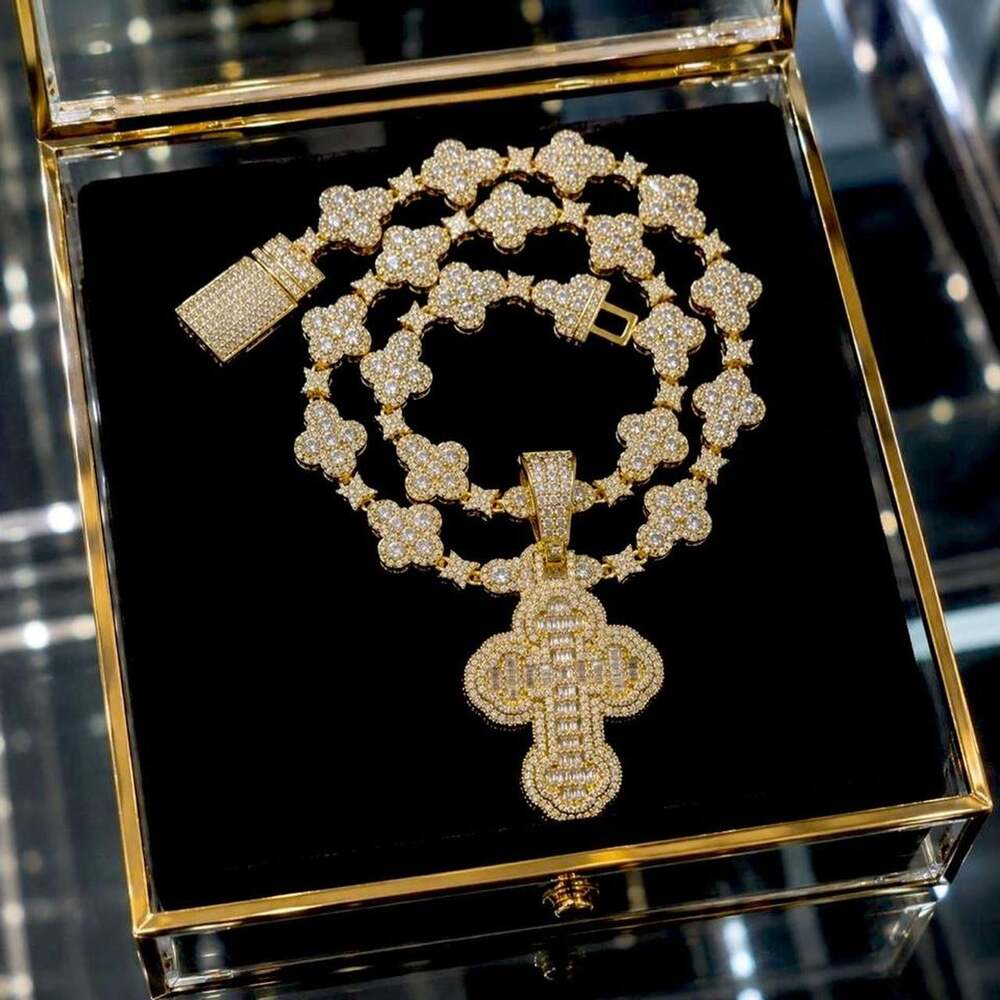 Cross Necklace 16 Inch Bling Eda 1